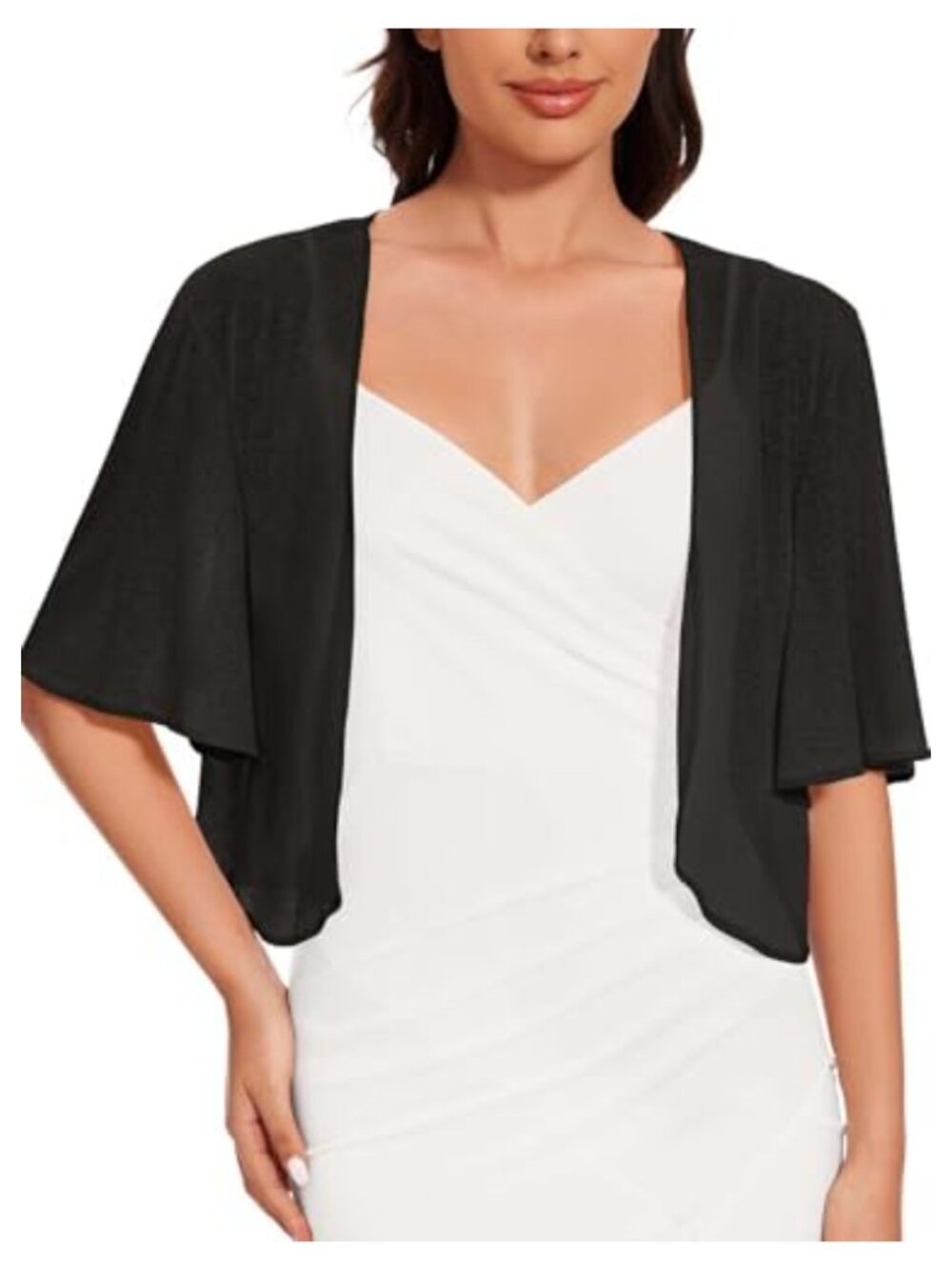 Sheer Bolero Shrug for Women Open Front Cardigan Cover Up